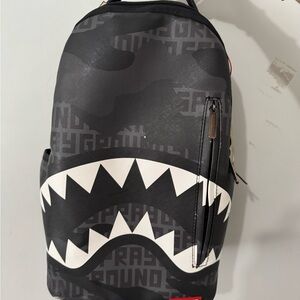 Sprayground Monochrome Shark Backpack